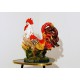 CERAMIC Sculpture Art. 1002 CHICKEN - Italy 1960
