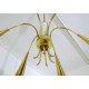 Original Ceiling Lamp 1950 - Art. 1728 - 6 DIFFUSERS - Brass / Metal