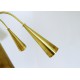 Original Ceiling Lamp 1950 - Art. 1728 - 6 DIFFUSERS - Brass / Metal