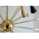 Ceiling Lamp - Art. 1730 - 16 DIFFUSERS Articulated - Brass / Metal