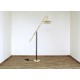 Floor Lamp Art. 1735, 1 DIFFUSER - ARTICULATED ARM - Brass / Metal / Marble