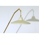 Floor Lamp Art. 1735, 1 DIFFUSER - ARTICULATED ARM - Brass / Metal / Marble