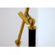 Floor Lamp Art. 1735, 1 DIFFUSER - ARTICULATED ARM - Brass / Metal / Marble