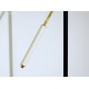 Floor Lamp Art. 1735, 1 DIFFUSER - ARTICULATED ARM - Brass / Metal / Marble