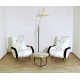 Floor Lamp Art. 1735, 1 DIFFUSER - ARTICULATED ARM - Brass / Metal / Marble