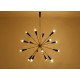 SPUTNIK Ceiling Lamp - Art. 1732 - 16 DIFFUSERS - Brass / Metal - BLACK Color