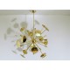 Lampada da Soffitto SPUTNIK Petals / Discs - Art. 1741 - 16 DIFFUSORI - Ottone