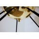 Ceiling Lamp Art. 1743, 7 DIFFUSERS - Brass / Metal / Opal Glass