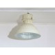 Industrial Suspension Lamp 1960s - Art. 1749 - Aluminum / Metal - Restored - WHITE Color