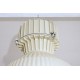 Industrial Suspension Lamp 1960s - Art. 1749 - Aluminum / Metal - Restored - WHITE Color
