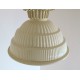 Industrial Suspension Lamp 1960s - Art. 1749 - Aluminum / Metal - Restored - WHITE Color