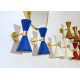 Applique Double Cone Art. 1722 - 2 DIFFUSERS - Brass / Metal