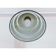 Industrial Suspension Lamp 1960s - Art. 1749 - Aluminum / Metal - Restored - BLACK Color