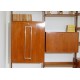 TEAK Bookcase with Folding Desk - Art. 1752 - Made in Italy 1970