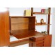 TEAK Bookcase with Folding Desk - Art. 1752 - Made in Italy 1970