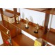 TEAK Bookcase with Folding Desk - Art. 1752 - Made in Italy 1970