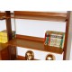 TEAK Bookcase with Folding Desk - Art. 1752 - Made in Italy 1970