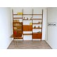 TEAK Bookcase with Folding Desk - Art. 1752 - Made in Italy 1970