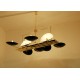Ceiling Lamp Art. 1800 - 8 DIFFUSERS - Brass / Metal