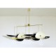 Ceiling Lamp Art. 1800 - 8 DIFFUSERS - Brass / Metal