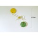 Wall Lamp Art. 1803 - 2 DIFFUSERS - Brass
