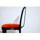 4 Original Chairs 1950s - Art. 1805 - RED Velvet - Wood Structure
