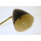 Wall Lamp Art. 1807 - 3 DIFFUSERS with ARTICULATED ARM - Brass structure