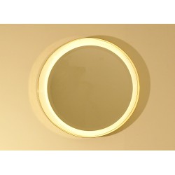 Wall Mirror LED Backlight - Art. 1808 - Brass Edge