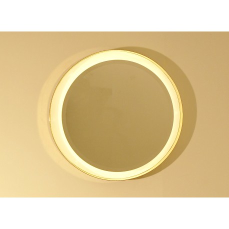 Wall Mirror LED Backlight - Art. 1808 - Brass Edge