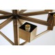 Ceiling Lamp - Art. 1812 - 16 DIFFUSERS Crystal - Bronzed Metal Structure