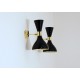 Wall Sconce Art. 1814 - Brass / Metal - BLACK Color