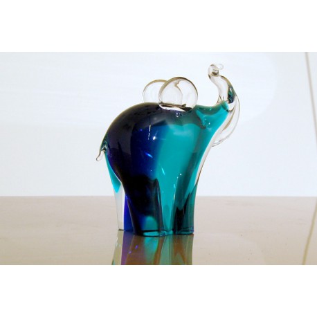 Murano Glass Sculpture - V. Nason & C. - Elephant Art. 1820