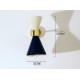 Wall Sconce Double Cone Art. 1845 - 2 DIFFUSERS - Brass / Metal - WHITE - BLUE