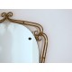 Specchio da Parete Art Déco - Cornice Ottone - Italy 1940 - Art. 1841