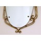 Specchio da Parete Art Déco - Cornice Ottone - Italy 1940 - Art. 1841