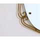 Specchio da Parete Art Déco - Cornice Ottone - Italy 1940 - Art. 1841