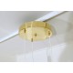 Ceiling Lamp Art. 1910 - 3 DIFFUSERS in Colored Glass