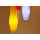 Ceiling Lamp Art. 1910 - 3 DIFFUSERS in Colored Glass