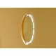 Wall Mirror LED Backlight - Art. 1910 - Brass Edge