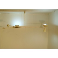Ceiling Lamp - Art. 1731 - 3 DIFFUSERS - Brass / Metal