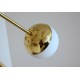 SPUTNIK Ceiling Lamp - Art. 1755 - 12 Opal Glass DIFFUSERS - Brass / Metal