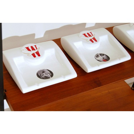 Ashtray FORNASETTI for Winston in Porcelain - 1960