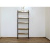 TEAK Bookcase - Art. 1429 - Brass Inserts - Italy 1950