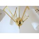 Lampada da Soffitto Art. 1421 - 6 DIFFUSORI Glass - Ottone
