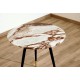 SET of 2 Coffee Tables Art. 1419 - Marble Top - Metal Structure