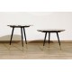 SET of 2 Coffee Tables Art. 1419 - Marble Top - Metal Structure
