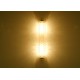 Applique Originale Art. 1411 - DIFFUSORE in Cristallo - Ottone - Italy 1950