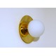 Applique Art. 1714 - DIFFUSER in Opal Glass - Brass