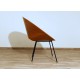 Poltroncina in TEAK Curvato, Art. 1171 - Struttura in Metallo - Inserti in Ottone
