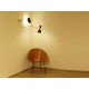 Wall Lamp Art. 1816 - 2 DIFFUSERS with ARTICULATED ARM - Brass structure